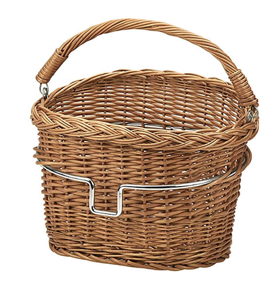 Dviračio krepšys ant vairo KLICKFix Wicker Mini, 13l, (pintas)