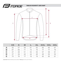 Džemperis FORCE Arrow (juodas) dydis 3XL (+5 °C iki +15 °C)