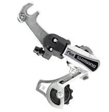 Galinis perjungiklis Shimano TY21-B (6 pav) sidabrinis