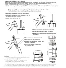 Vairo kolonėlė FORCE Ahead 1 1/8" (pusiau integruota)