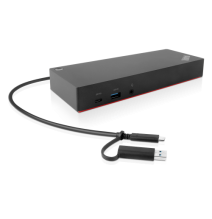 Lenovo ThinkPad 40AF0135EU Hybrid USB-C/USB-A Jungčių stotelė, Laidinė, Juoda