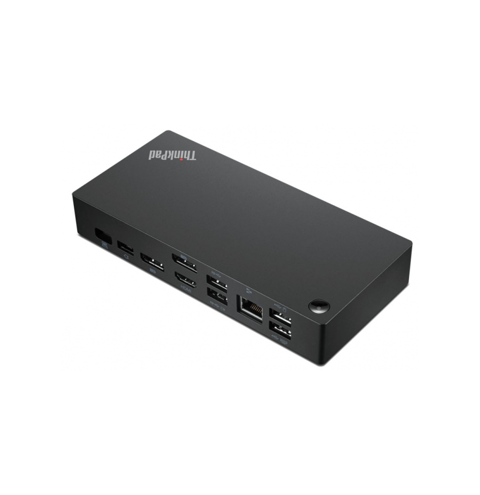 Lenovo ThinkPad Universal USB-C Dock (40AY0090EU) Jungčių stotelė, Juoda