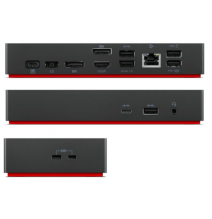 Lenovo ThinkPad Universal USB-C Dock (40AY0090EU) Jungčių stotelė, Juoda