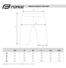 Šortai FORCE Blade MTB (juodi) XL