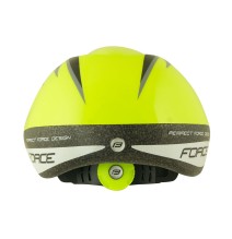 Šalmas FORCE Fun Stripes 48-54cm (vaikiškas, fluorescentinė/pilka)