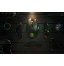 Razer Naga Pro Belaidė žaidimų pelė, RF Wireless, RGB apšvietimas, Optical 20000 DPI, Juoda