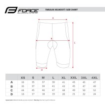 Šortai FORCE B21 EASY su paminkštinimu (juoda) L