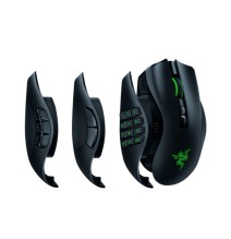 Razer Naga Pro Belaidė žaidimų pelė, RF Wireless, RGB apšvietimas, Optical 20000 DPI, Juoda