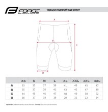 Šortai FORCE B30 su paminkštinimu (juoda/fluorescencinė) L