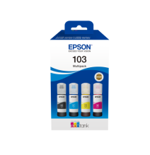 Epson 103 EcoTank (C13T00S64A) kasetė rašaliniams spausdintuvams, CMYK, Komplektas 4 spalvų