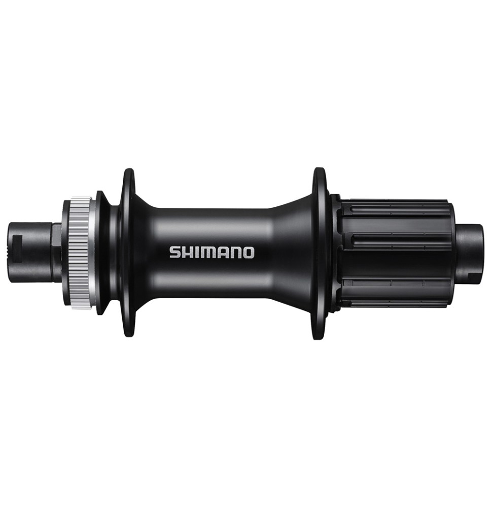 Galinė stebulė SHIMANO ThruBlack MT400-B 8-10S 148/32 disk