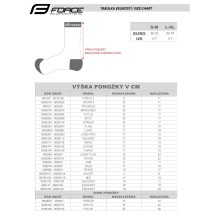 Kojinės FORCE Long PRO, (mėlyna) S-M 36-41