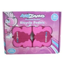 Pedalai vaikiški Kidzamo Butterfly 1/2" (rožiniai)