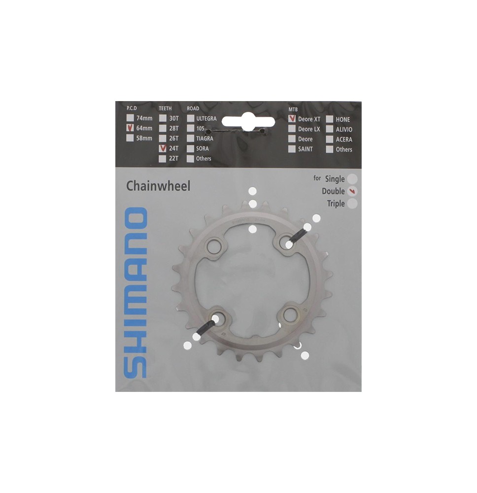 Priekinio bloko žvaigždė Shimano FCM785 24T XT