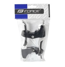 Stabdžių rankenėlių komplektas FORCE MTB V-brake Grip 4 pirštai (aliuminė, juoda)