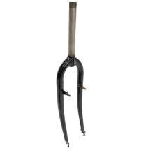 Priekinė šakė 28" 1" (25,4mm) V-brake su sriegiu (juoda)