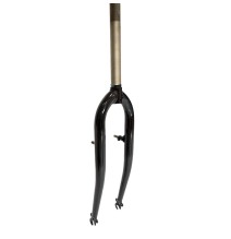 Priekinė šakė 28" 1" (25,4mm) V-brake su sriegiu (juoda)