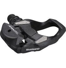 Pedalai SHIMANO RS500 su plokštelėmis (juodi)