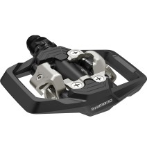 Pedalai SHIMANO ME700 su plokštelėmis (juodi)