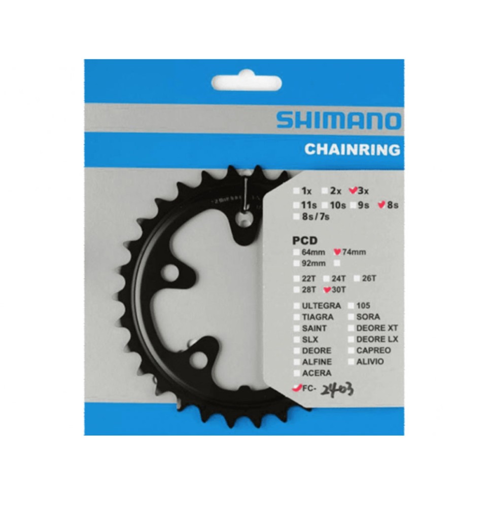 Žvaigždė priekinė Shimano 30T, Claris FC-2403