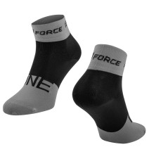 Kojinės FORCE One (pilka/juoda) L-XL 42-47