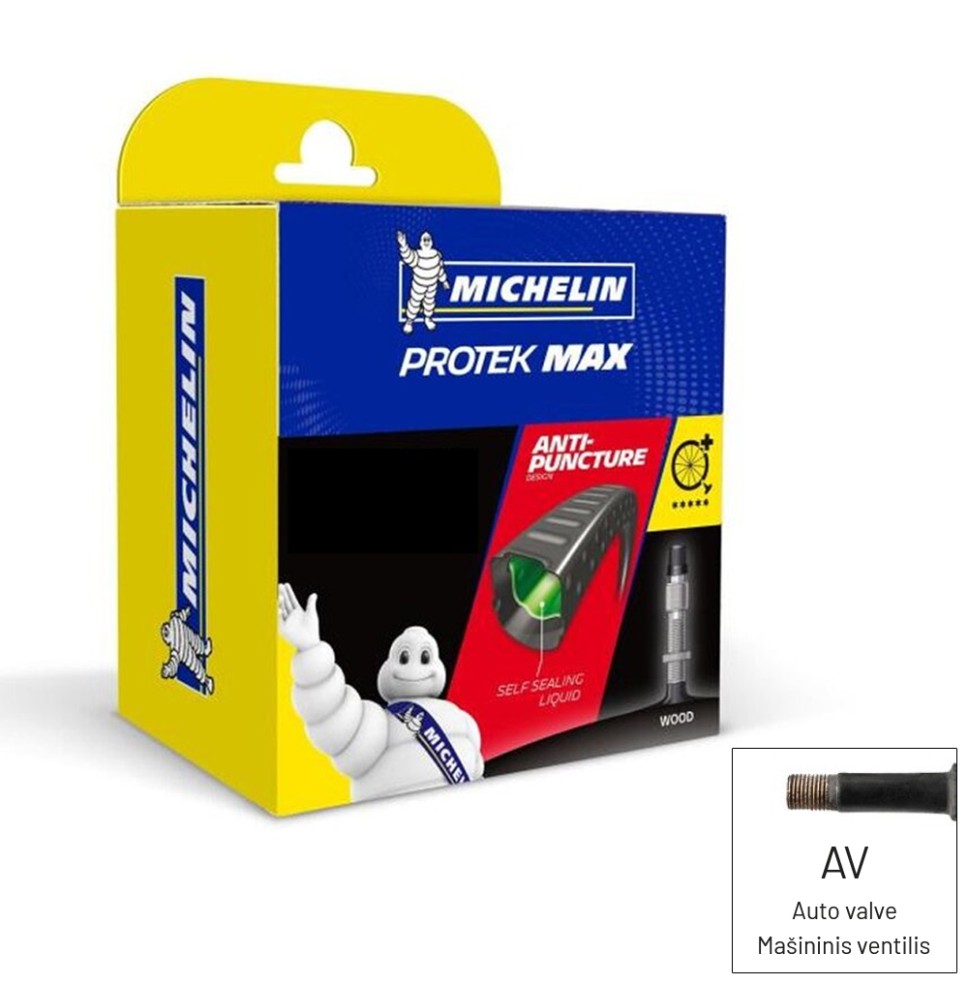 Kamera MICHELIN 29x1.90/2.30 (47/58-622) AV35, PROTEK MAX su apsauga nuo pradūrimo