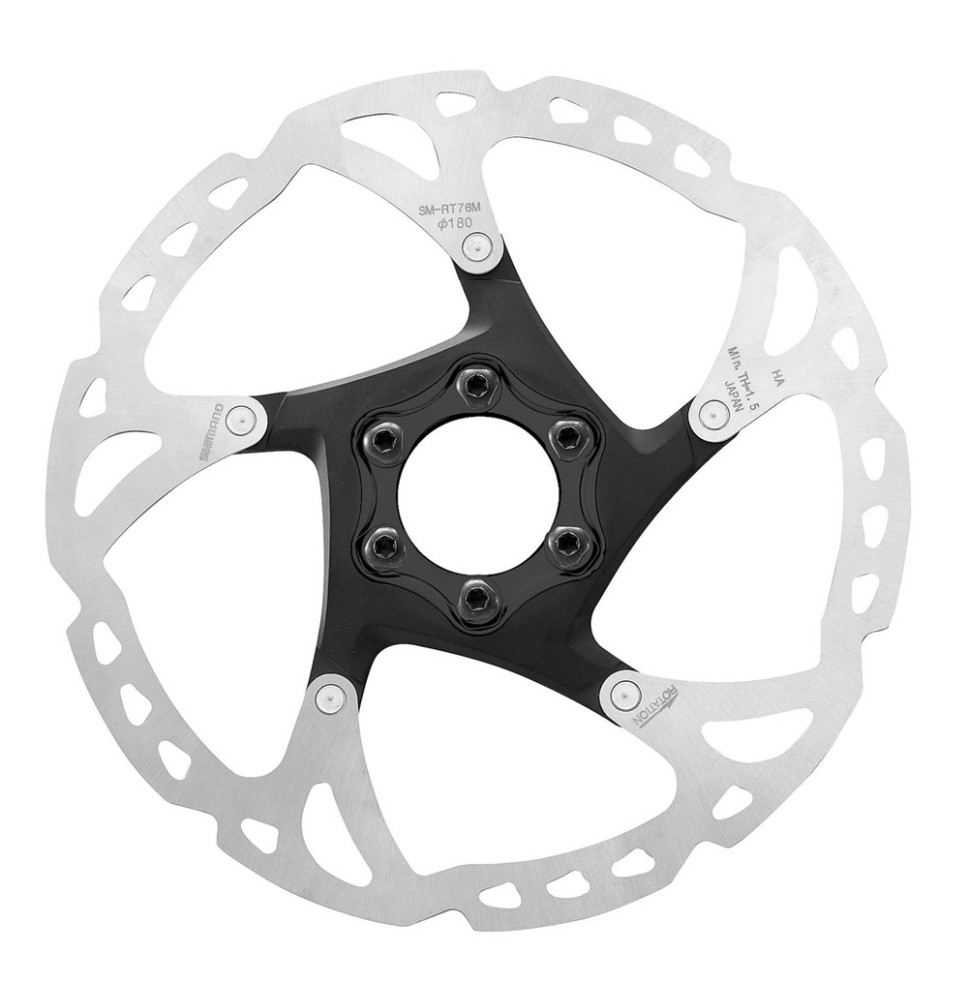 Stabdžių diskas Shimano Deore XT RT76 180mm 6 varžtai