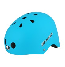 Šalmas FORCE BMX 58-63cm L-XL (matinė mėlyna)