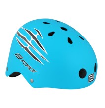 Šalmas FORCE BMX 54-58cm S-M (matinė mėlyna)