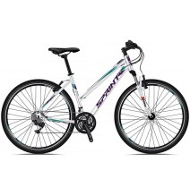 SPRINT Sintero Lady 28" 24G dydis 17" (44cm) (balta/violetinė)