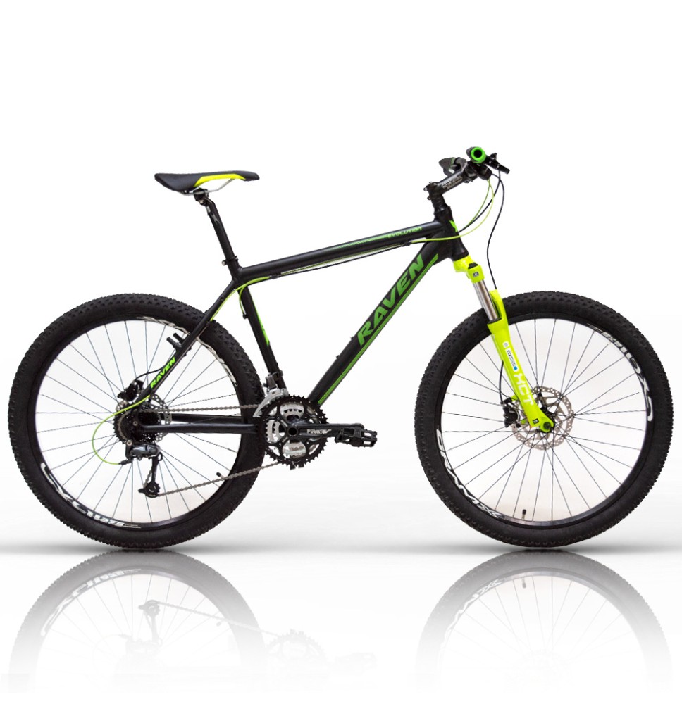 RAVEN Evolution 27.5" 27G dydis 19" (48cm) 2021 (juoda/žalia)