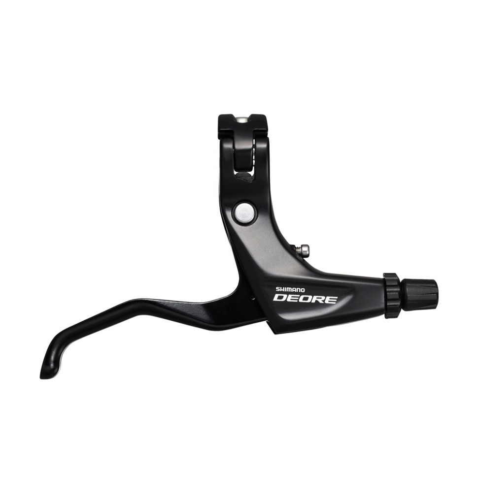 Stabdžių rankenėlė (dešinė) Shimano 2 pirštai BL-T610, Deore V-Brake (juoda)