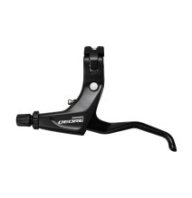 Stabdžių rankenėlė (kairė) Shimano 2 pirštai BL-T610, Deore V-Brake (juoda)