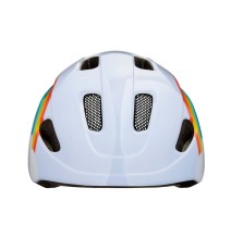 Šalmas LAZER Pnut KC Rainbow, 46-52cm (baltas)