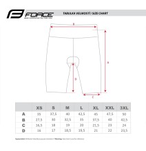 Šortai FORCE Victory Lady, su paminkštinimu XL (juodi)