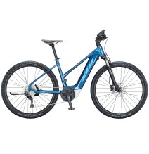 Elektrinis KTM Macina CROSS P610 28" 10G dydis 18" (46cm) (mėlyna) 021349206