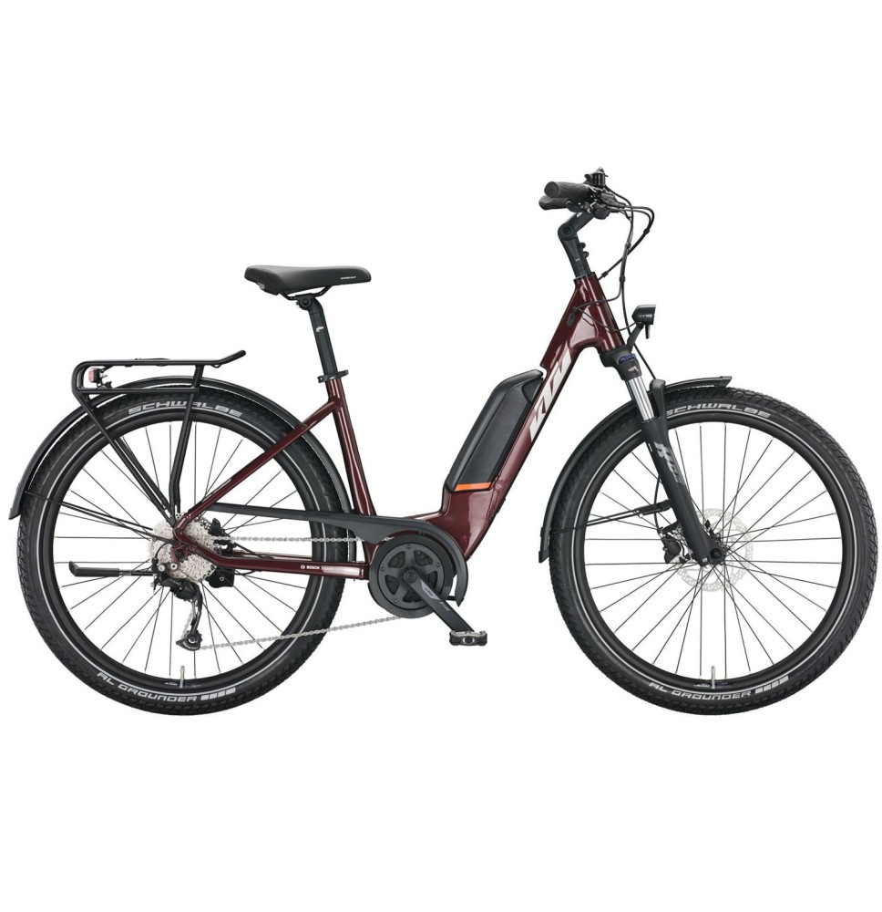 Elektrinis KTM Macina GRAN P510 28" 9G dydis 22" (56cm) (raudona)