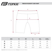 Vidiniai šortai FORCE MTB // (juodi) XXL