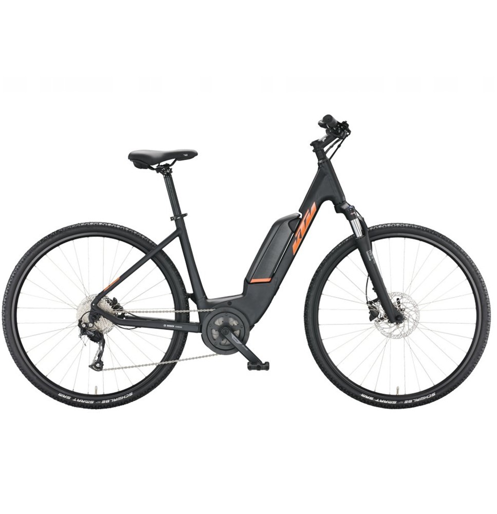 Elektrinis KTM Macina CROSS A410 9G 28" dydis 18" (46cm) (juoda) 022354506