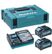 Akumuliatorių ir įkroviklio komplektas MAKITA 40V Max XGT 2x4,0Ah