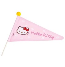 Vėliavėlė Hello Kitty vaikiškam dviračiui ant ašies 160cm