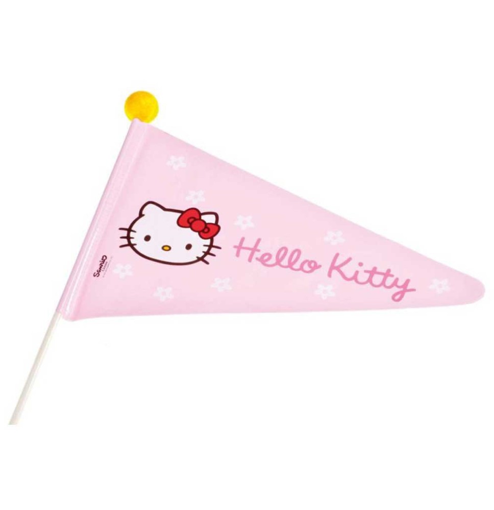 Vėliavėlė Hello Kitty vaikiškam dviračiui ant ašies 160cm