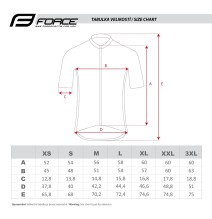 Marškinėliai FORCE DASH, (juoda/pilka/raudona) M (+20 °C)