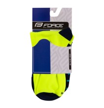 Kojinės FORCE SPOT (mėlyna/fluorescencinė) L-XL/42-46