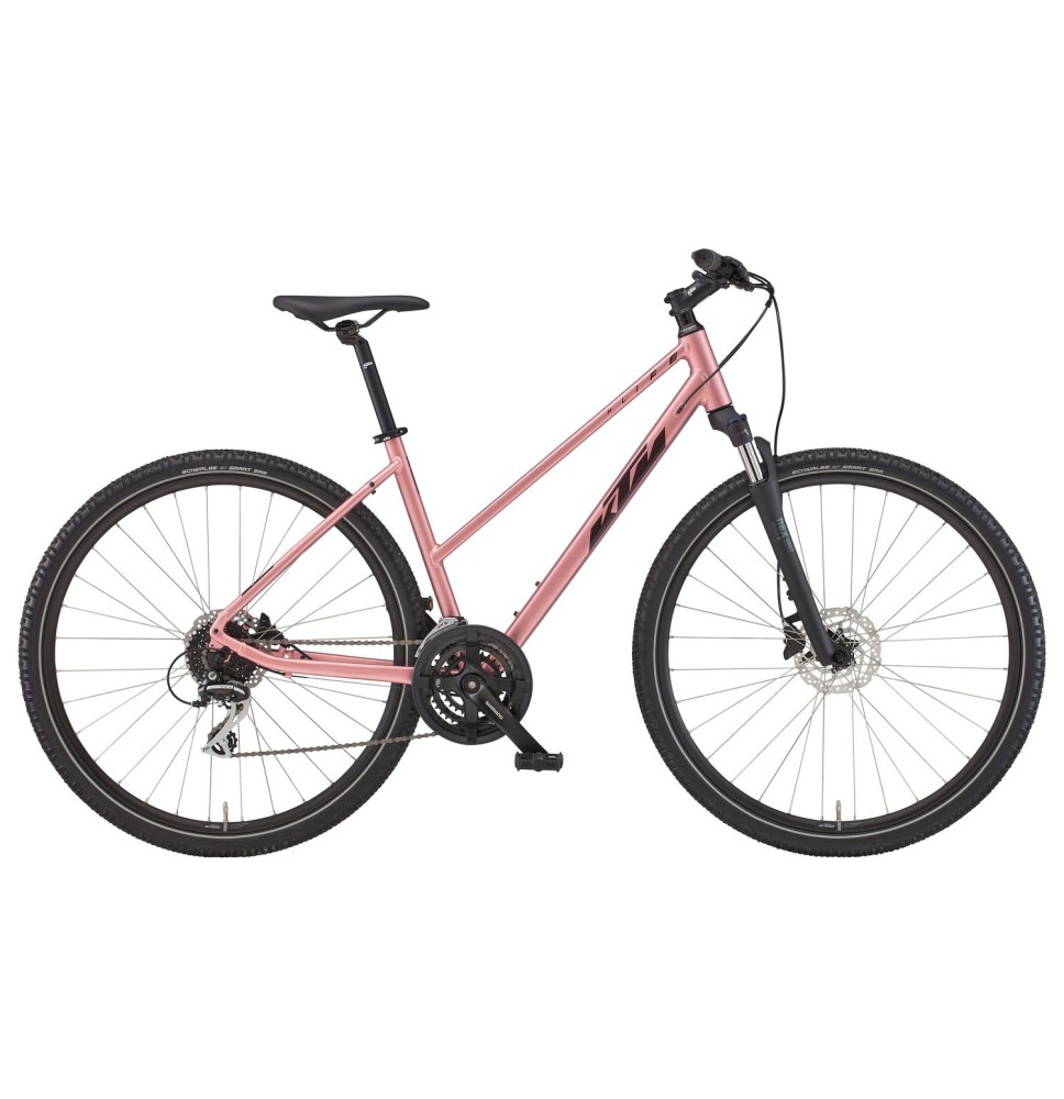 KTM X-Life TRACK 28" 24G dydis 18" (46cm) (rožinė)