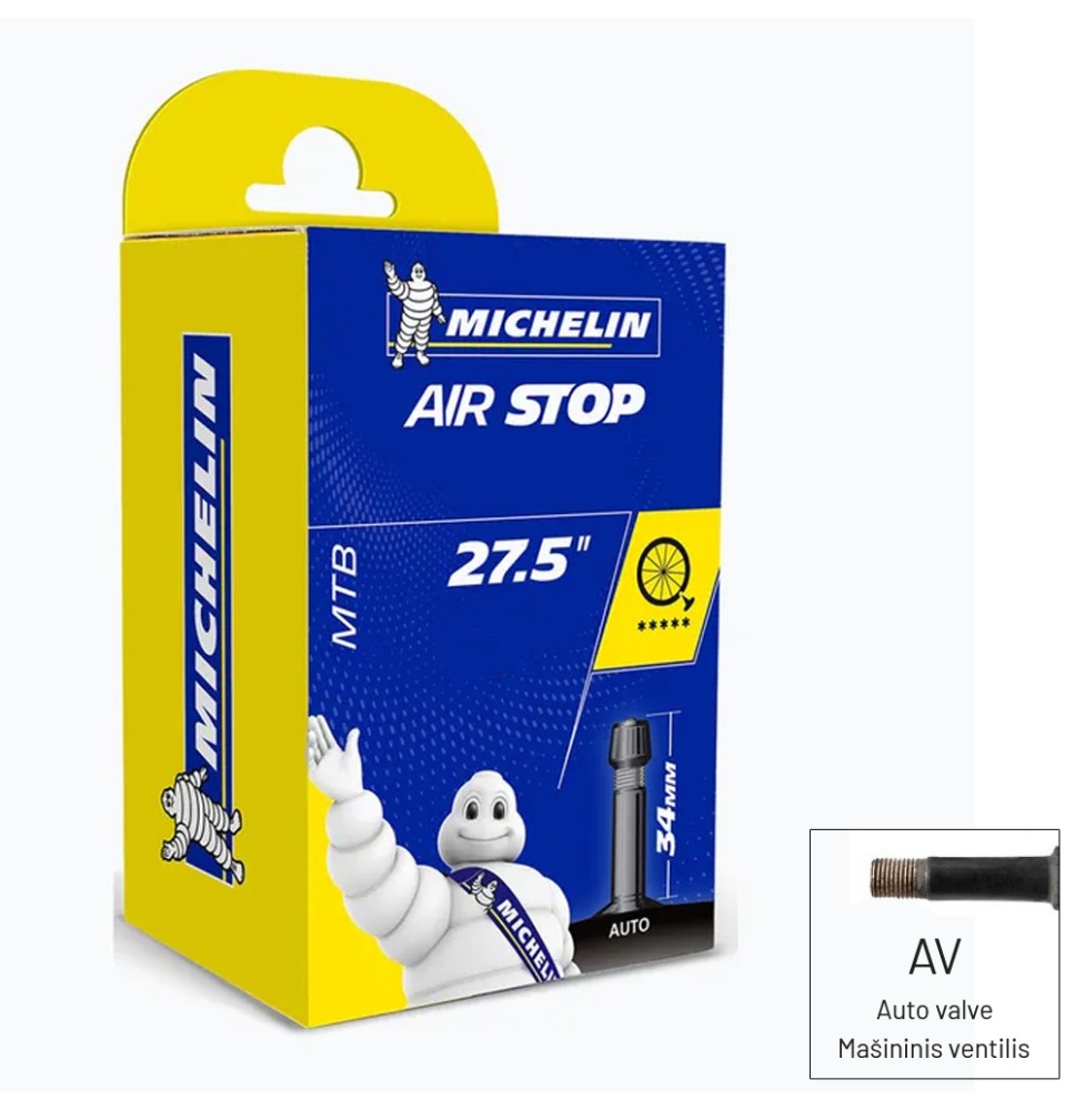 Kamera Michelin AIR STOP 27,5x1.9/2.7 AUTO-SV