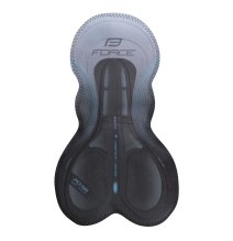 Kelnės Bib su petnešom FORCE Reflex Line su paminkštinimu (juoda) XL (0 ° C iki +10 ° C)