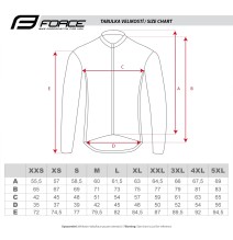 Džemperis FORCE Arrow (pilkas) dydis XL (+5 °C iki +15 °C)