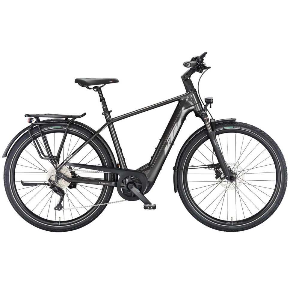 Elektrinis KTM Macina Style 740 28" 10G dydis 20" (51cm) (pilka)