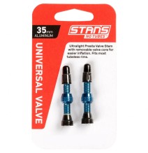 Ventiliai Stan's NoTubes bekamerinėms padangoms 35mm (mėlyni)